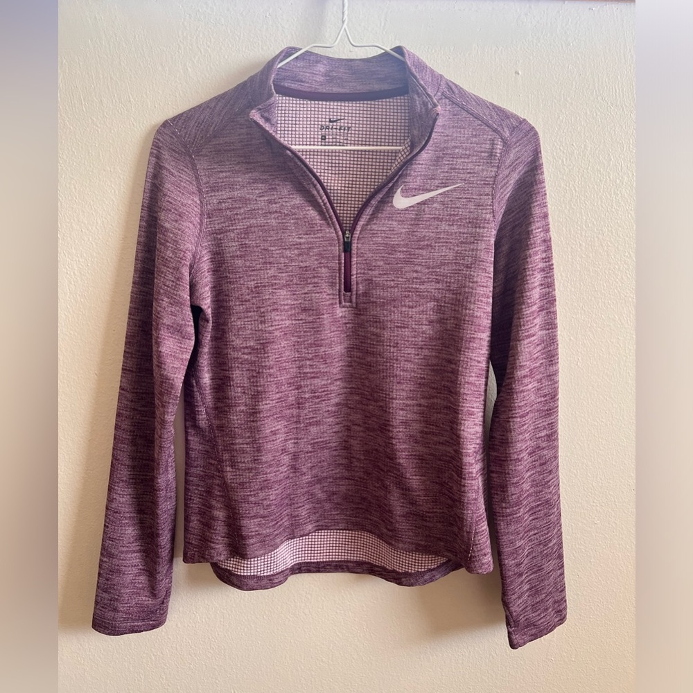 Nike Quarter Zip Running Sweatshirt - XL